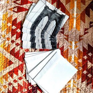 BROOKLYN BRIDGE 20 Postcards with envelopes NWT
